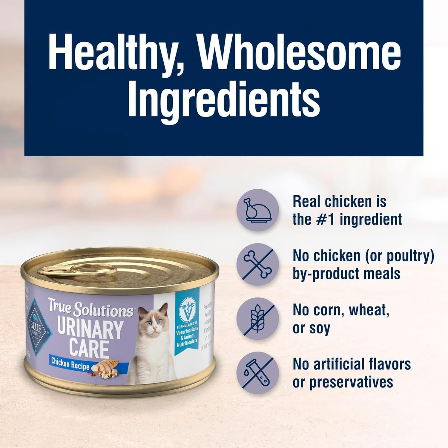 Blue Buffalo True Solutions Urinary Care with Omega 3 and 6 for skin and coat