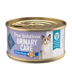 Blue Buffalo True Solutions Urinary Care wet cat food cans with real chicken