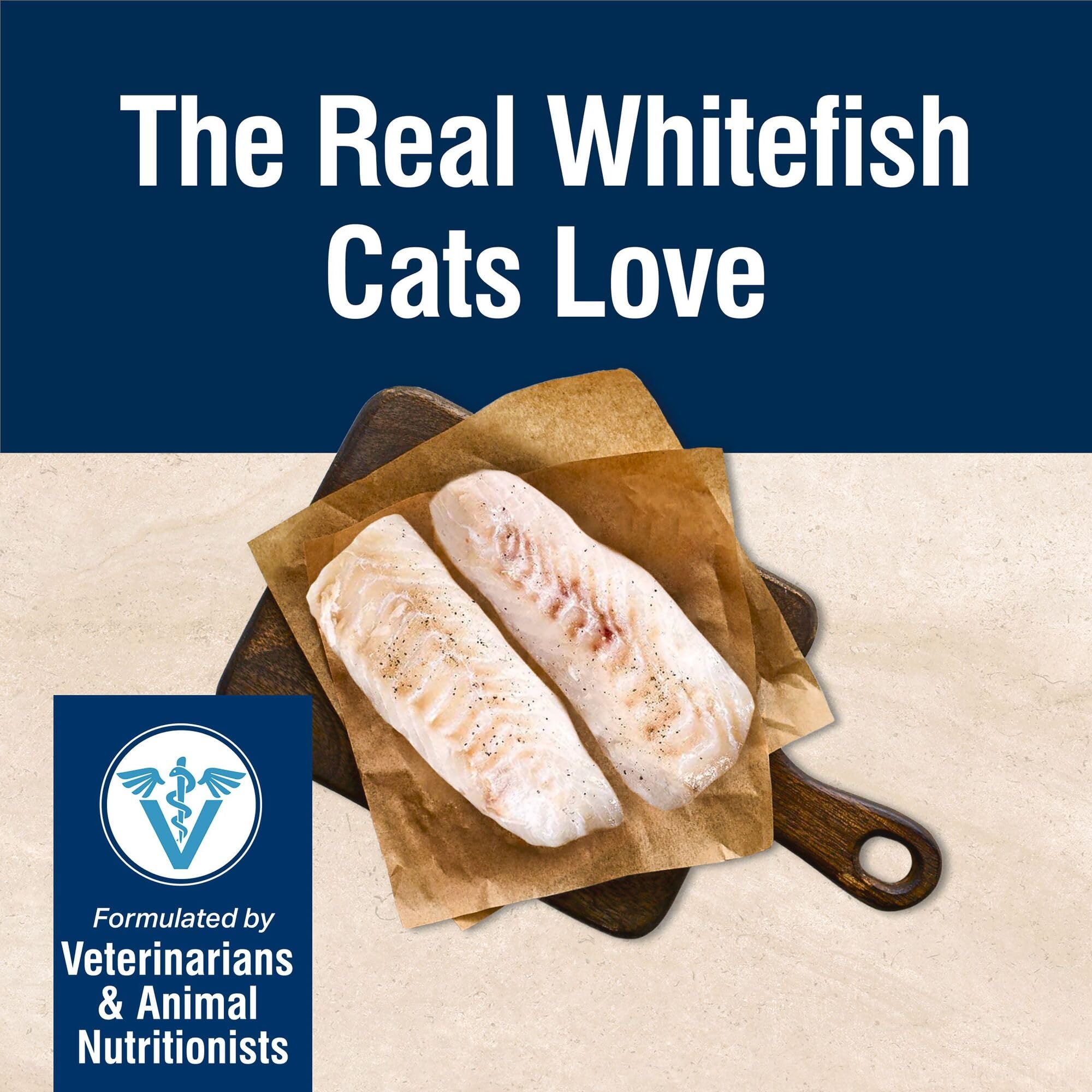 Whitefish first ingredient signals high quality protein in Blue Buffalo True Solutions