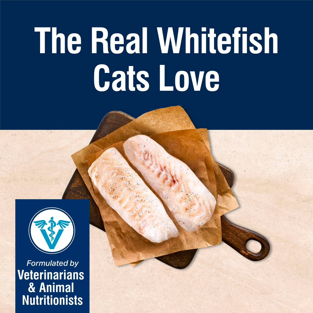 Whitefish first ingredient signals high quality protein in Blue Buffalo True Solutions