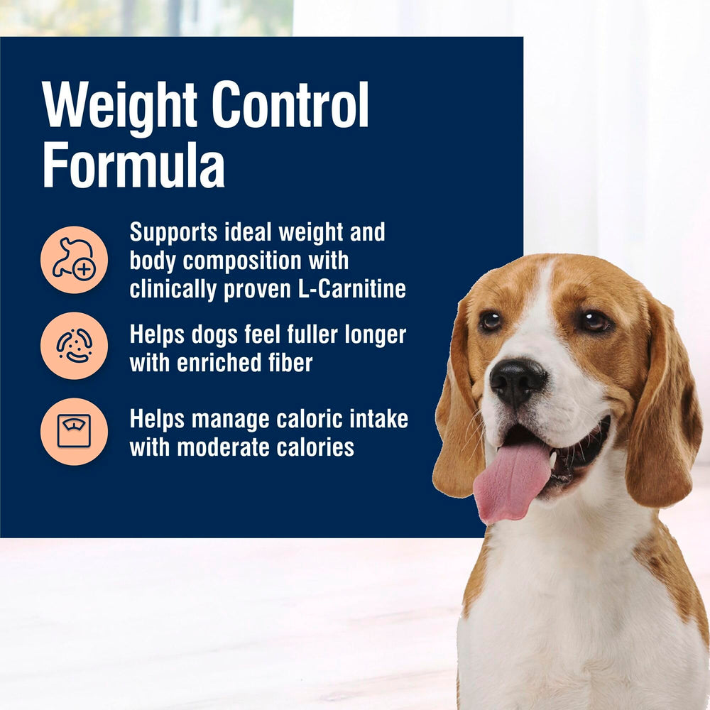 Blue Buffalo True Solutions enriched fiber panel suggests fullness between meals