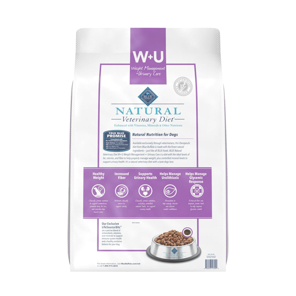 Blue Buffalo W+U dry food with real chicken as first ingredient