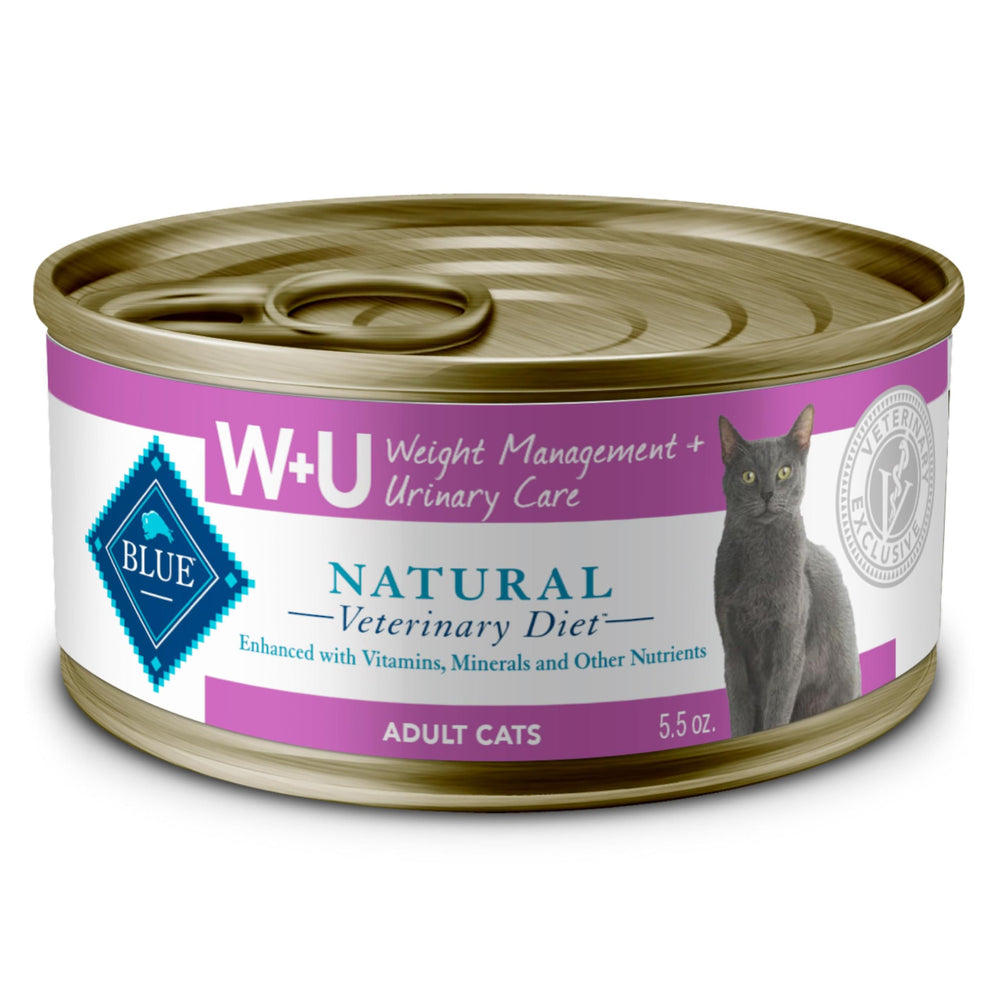Blue Buffalo W U wet cat food shows real chicken first ingredient for palatable meals