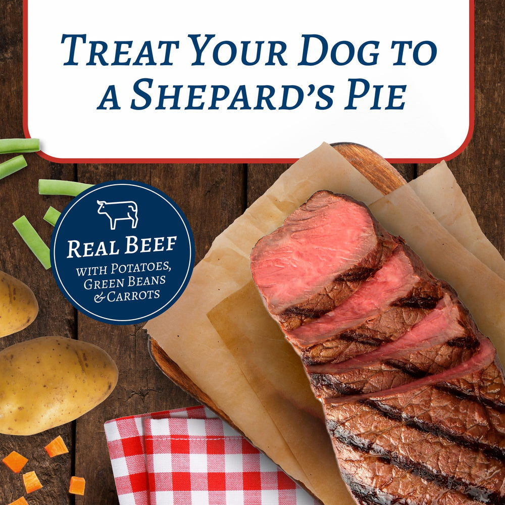 Serving wet dog food on kibble to boost flavor and texture