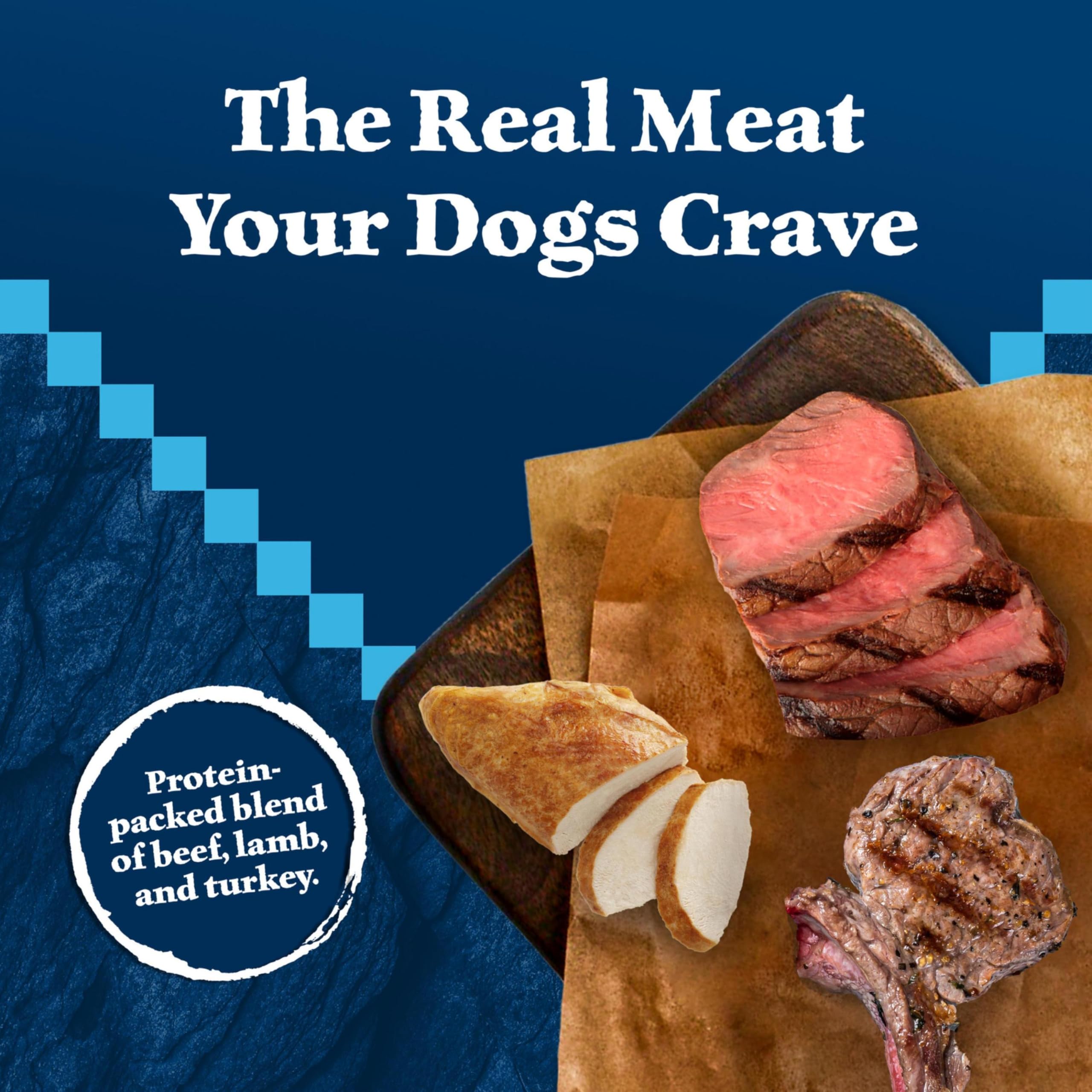 Blue Buffalo Wilderness Beef-first paté close-up emphasizes real meat as main ingredient