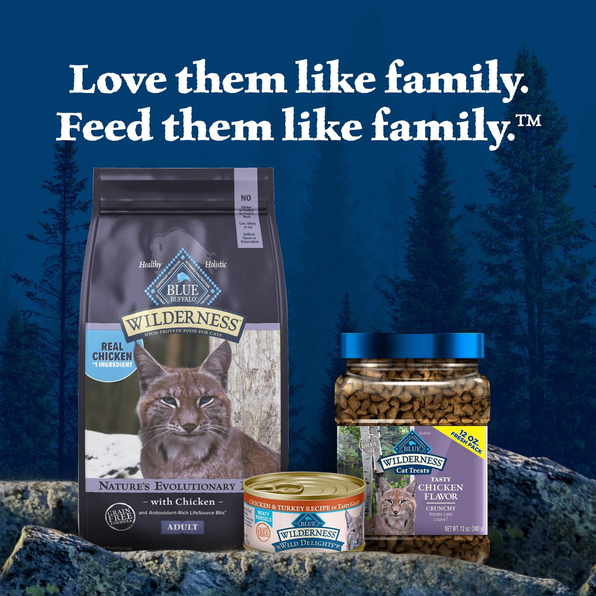 Blue Buffalo Wilderness chicken recipe serving suggestion for balanced meals.