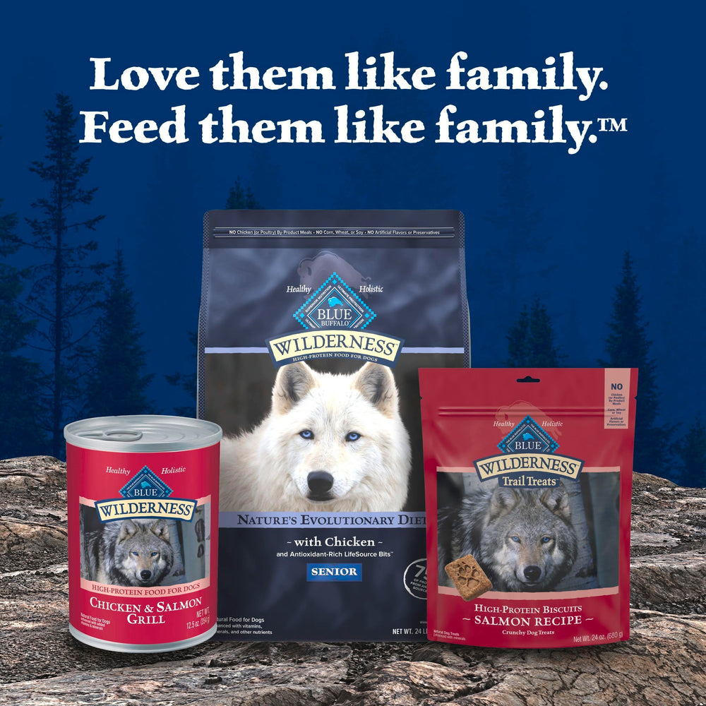 Mix Denali Dinner with kibble for meal balance.