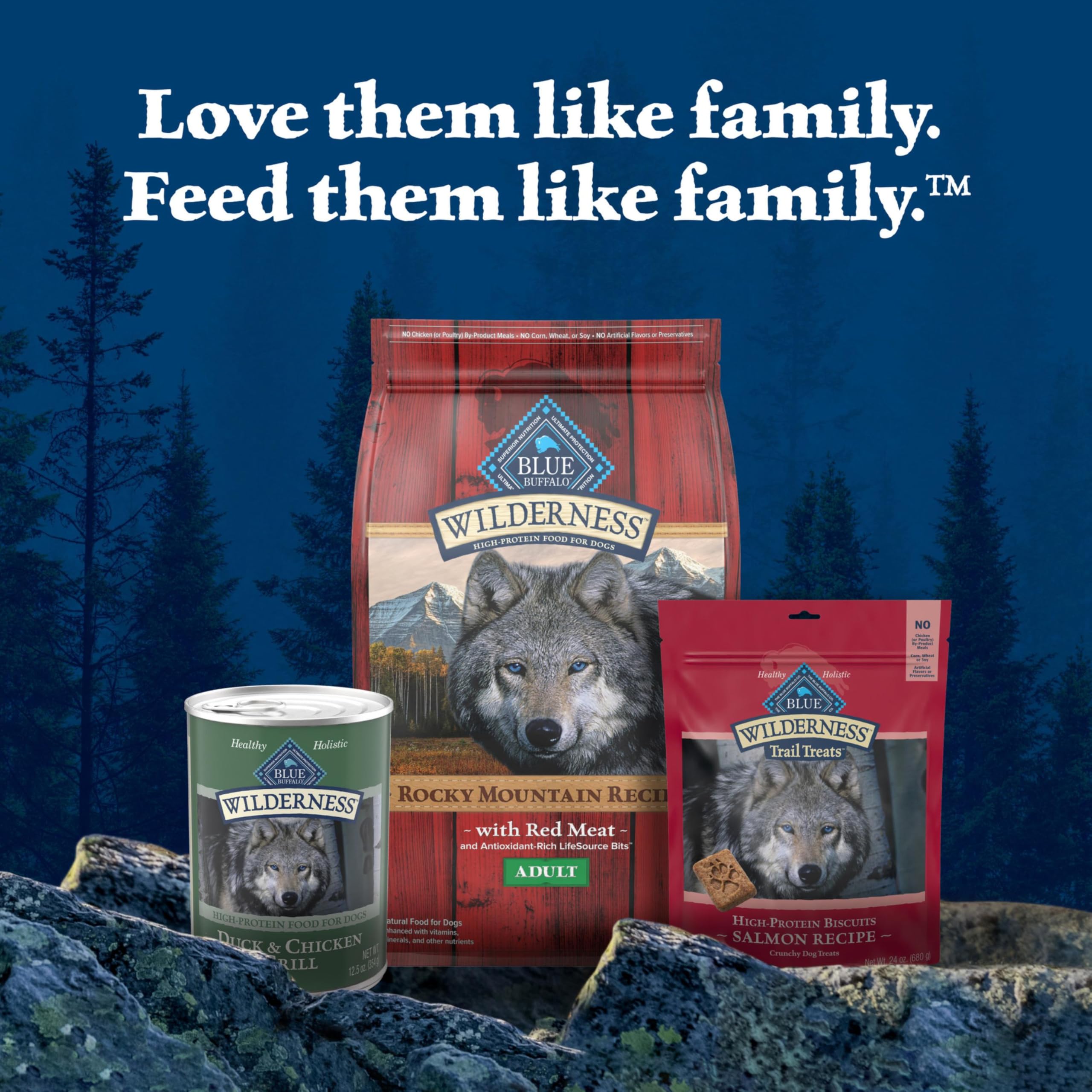 Blue Buffalo Wilderness duck chicken grill serving idea for active dogs