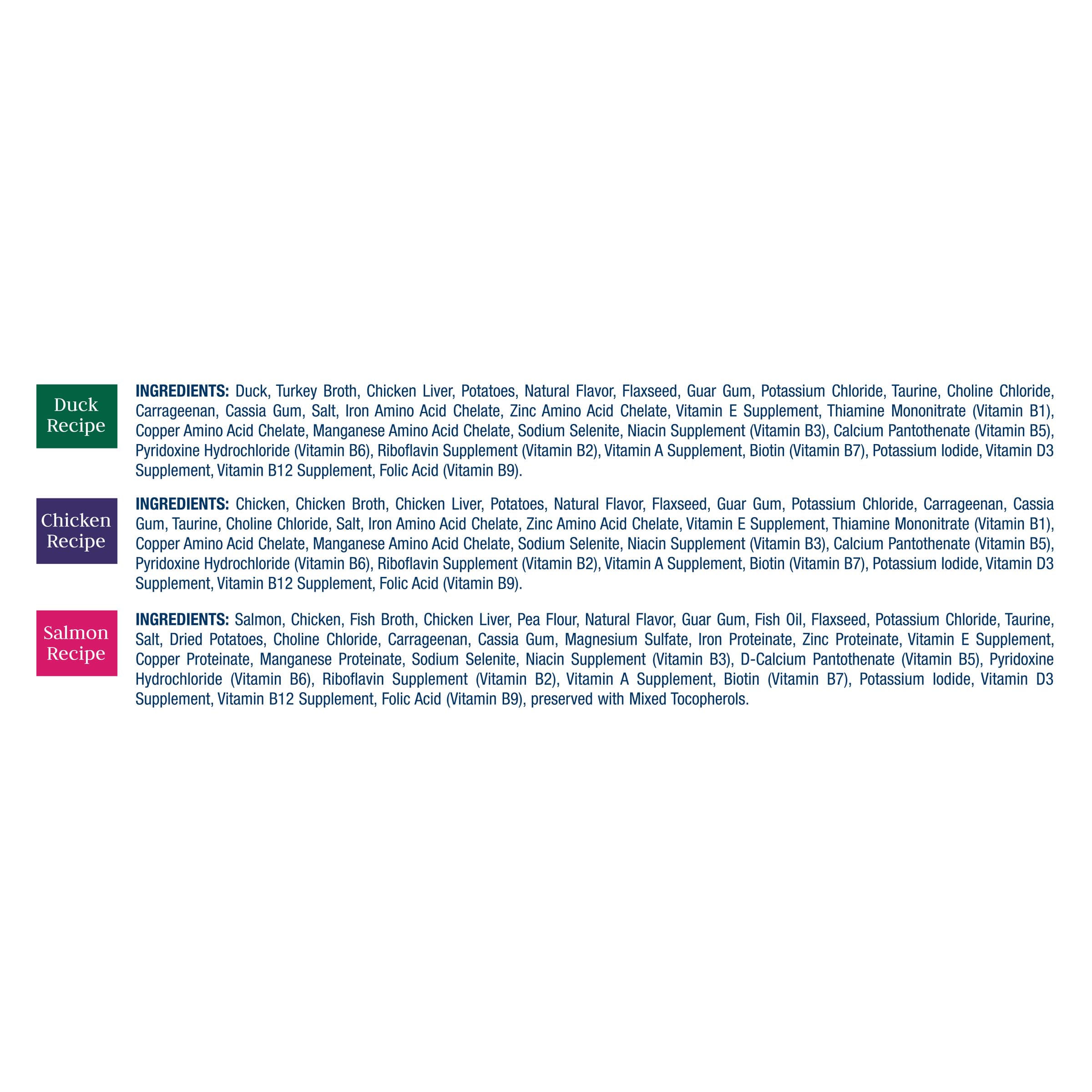 Blue Buffalo Wilderness duck pâté can; natural ingredients without artificial flavors.