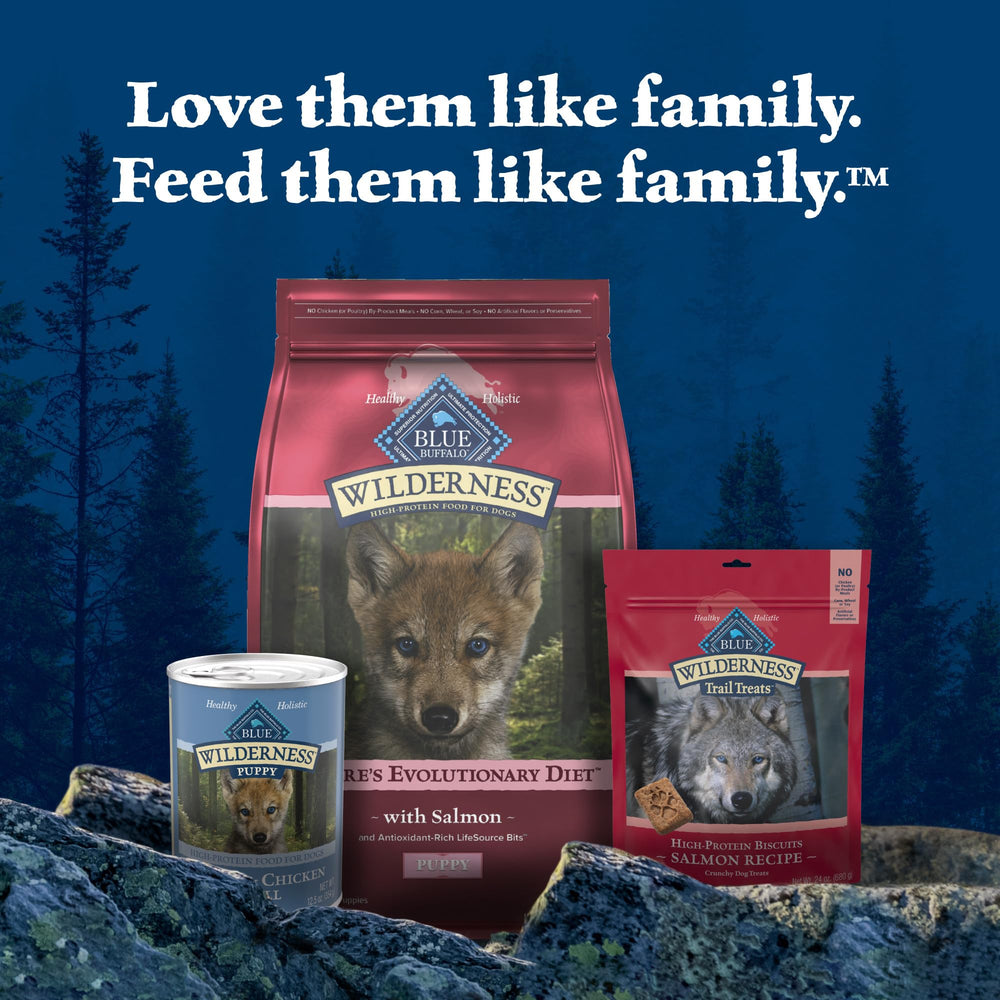 Blue Buffalo Wilderness enhanced imagery highlights ingredients and benefits