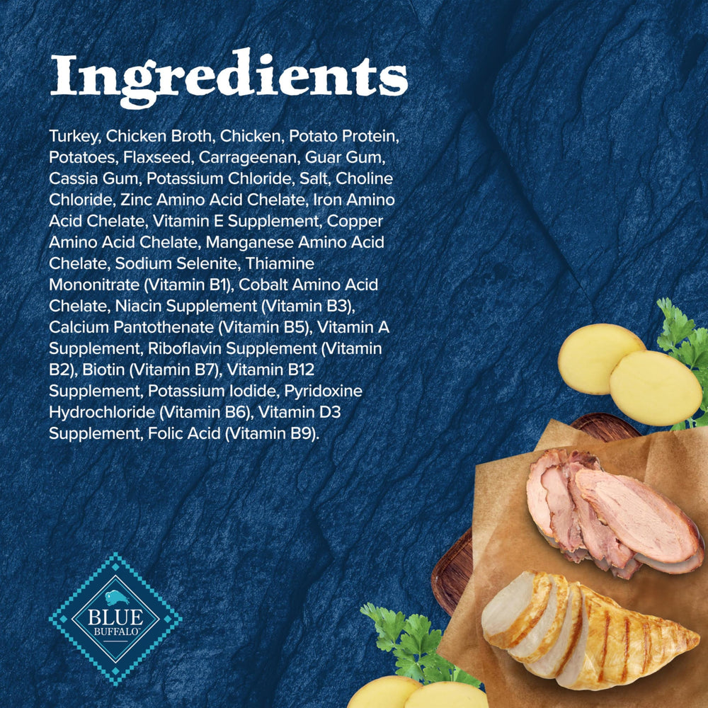 Blue Buffalo Wilderness three serving options: mix with dry, serve as meal, or treat