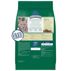 Blue Buffalo Wilderness grain-free kibble closeup emphasizes natural ingredients for a healthful diet