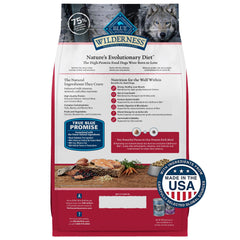Blue Buffalo Wilderness high-protein dog food promotes lean muscle and daily energy