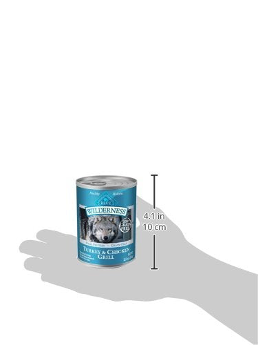 Blue Buffalo Wilderness high-protein grain-free formula for active dogs.