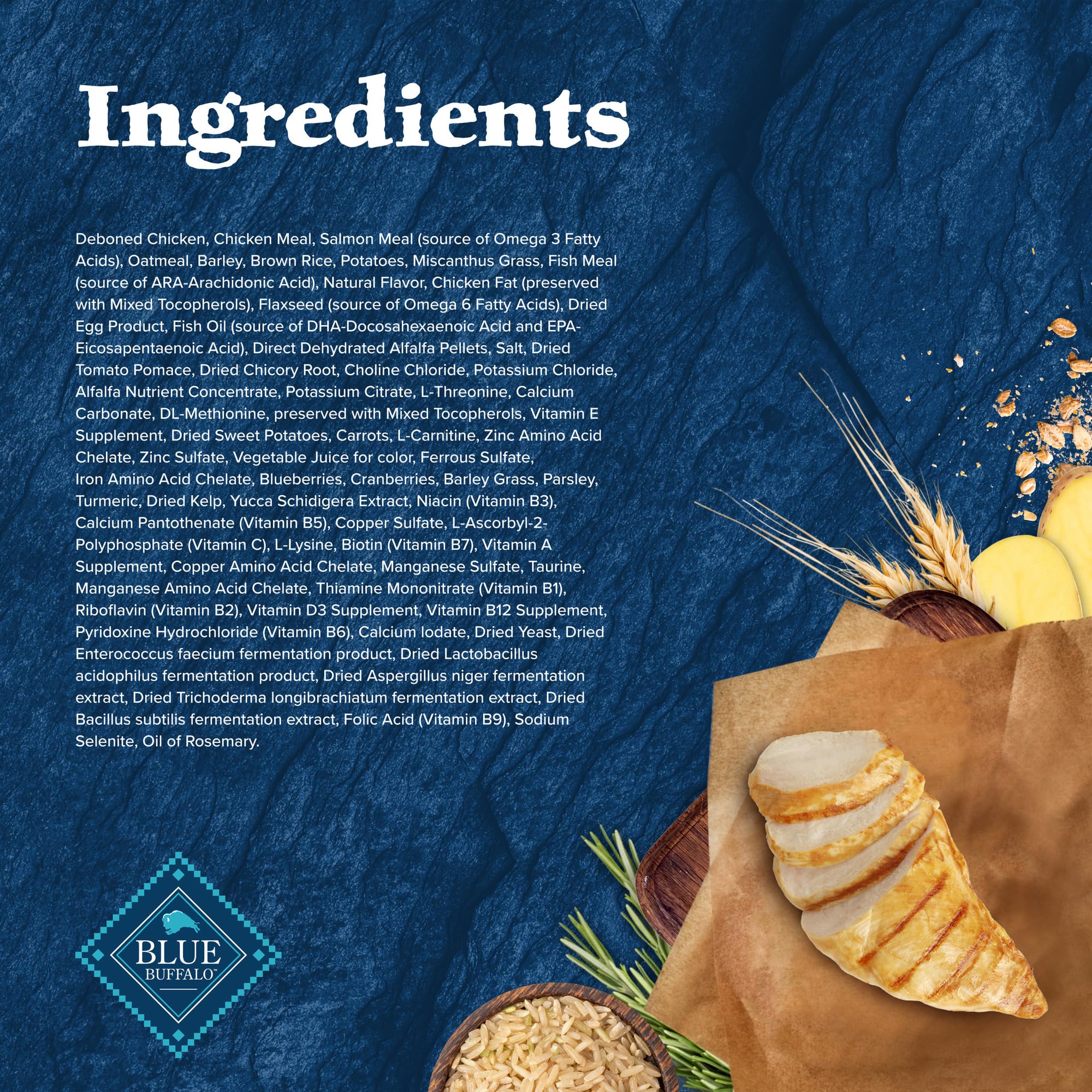 Blue Buffalo Wilderness antioxidants visible for immune-friendly nourishment in daily meals.