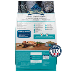 Blue Buffalo Wilderness large-breed serving bowl shows meal ready for big dogs
