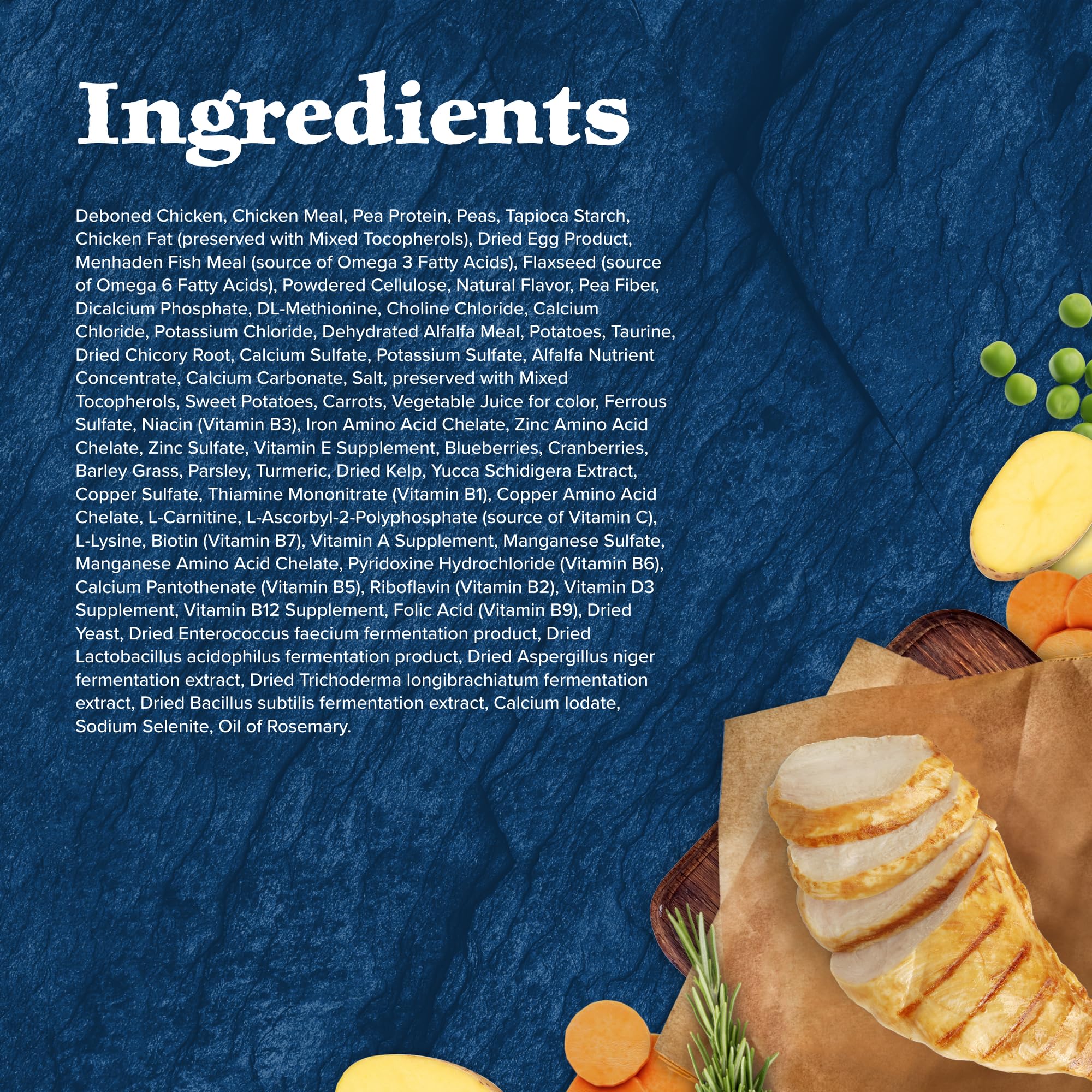 Blue Buffalo Wilderness LifeSource Bits close-up, a vitamin and mineral blend.