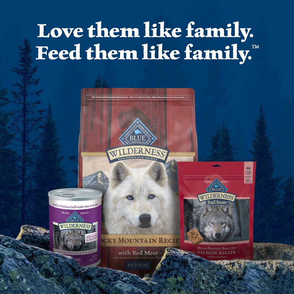 Blue Buffalo Wilderness meal-time kibble appeal and flavor.