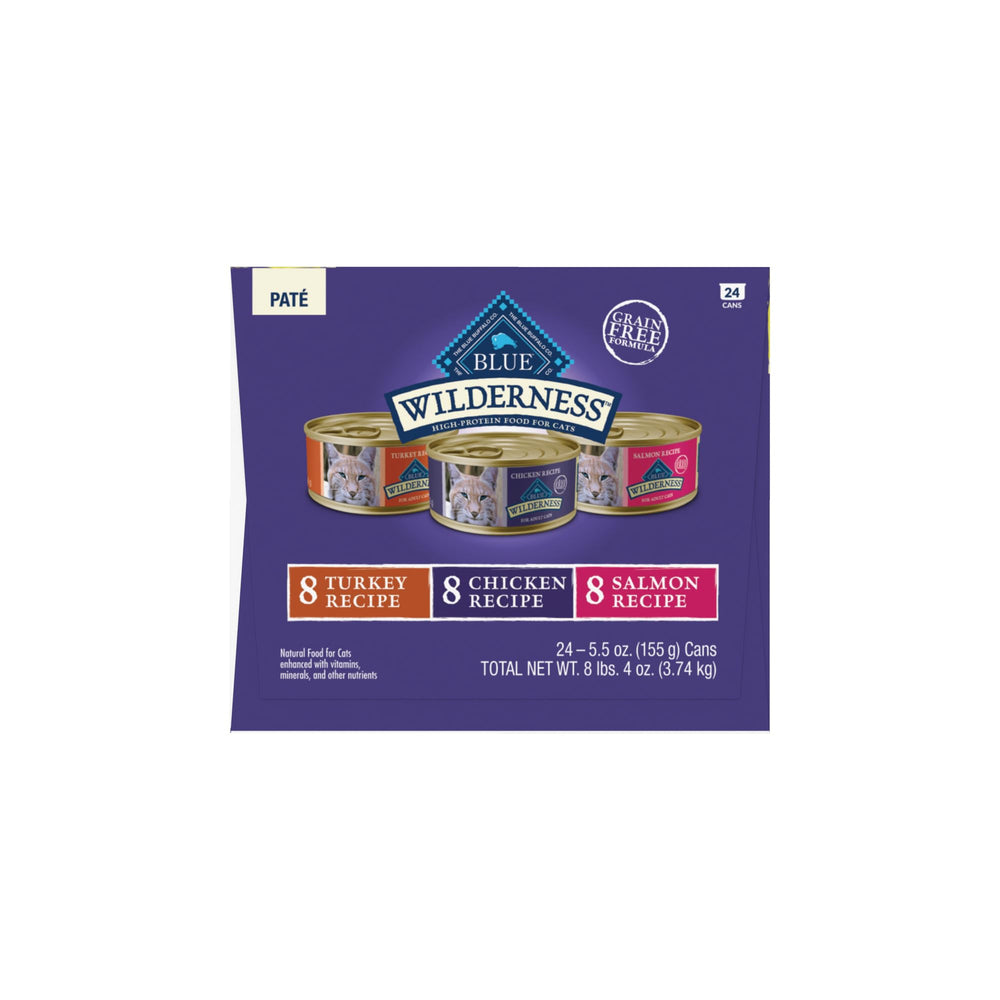 Blue Buffalo Wilderness Natural Ingredients closeup underlines vitamins and minerals in every serving.