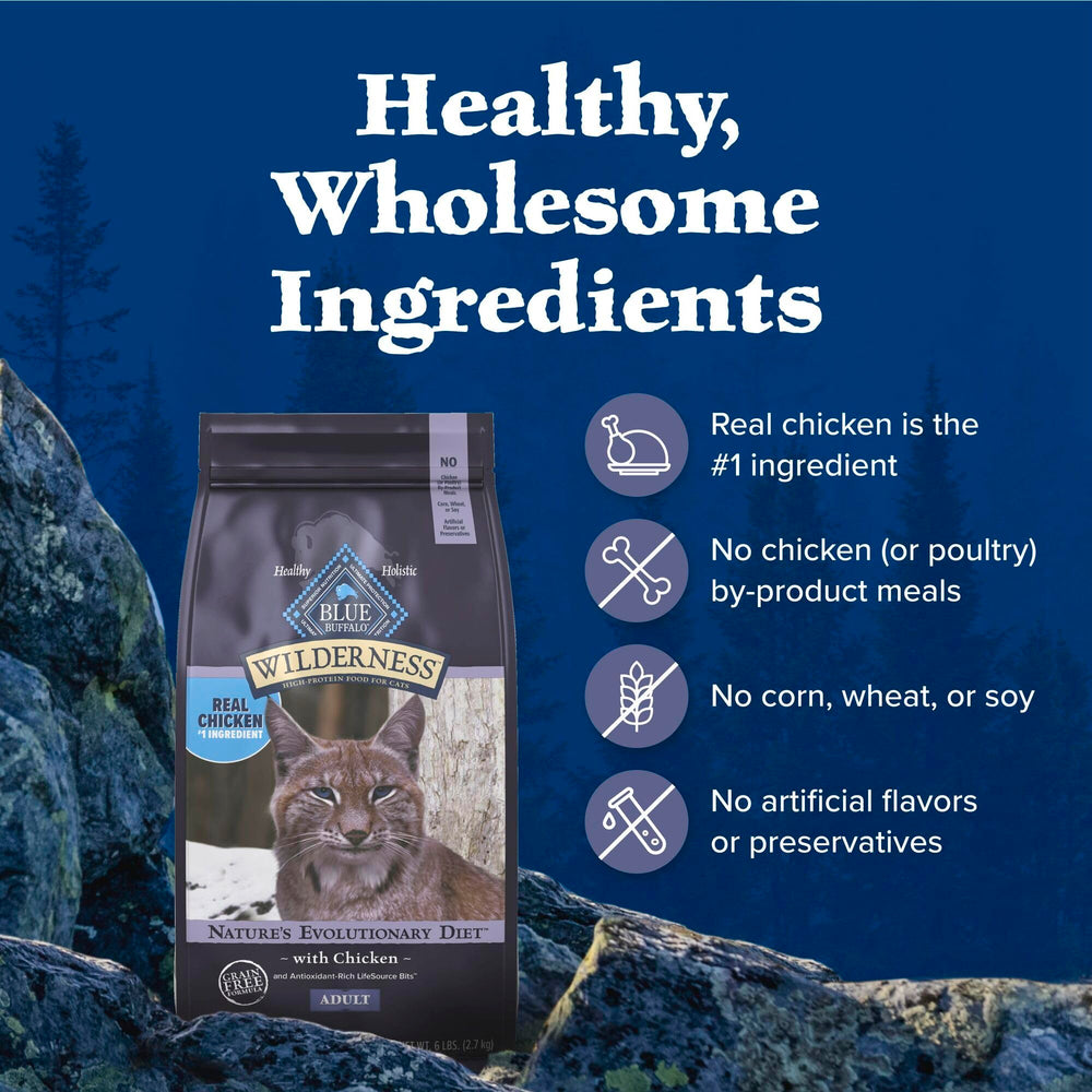Blue Buffalo Wilderness nutrition panel lists ingredients and vitamins