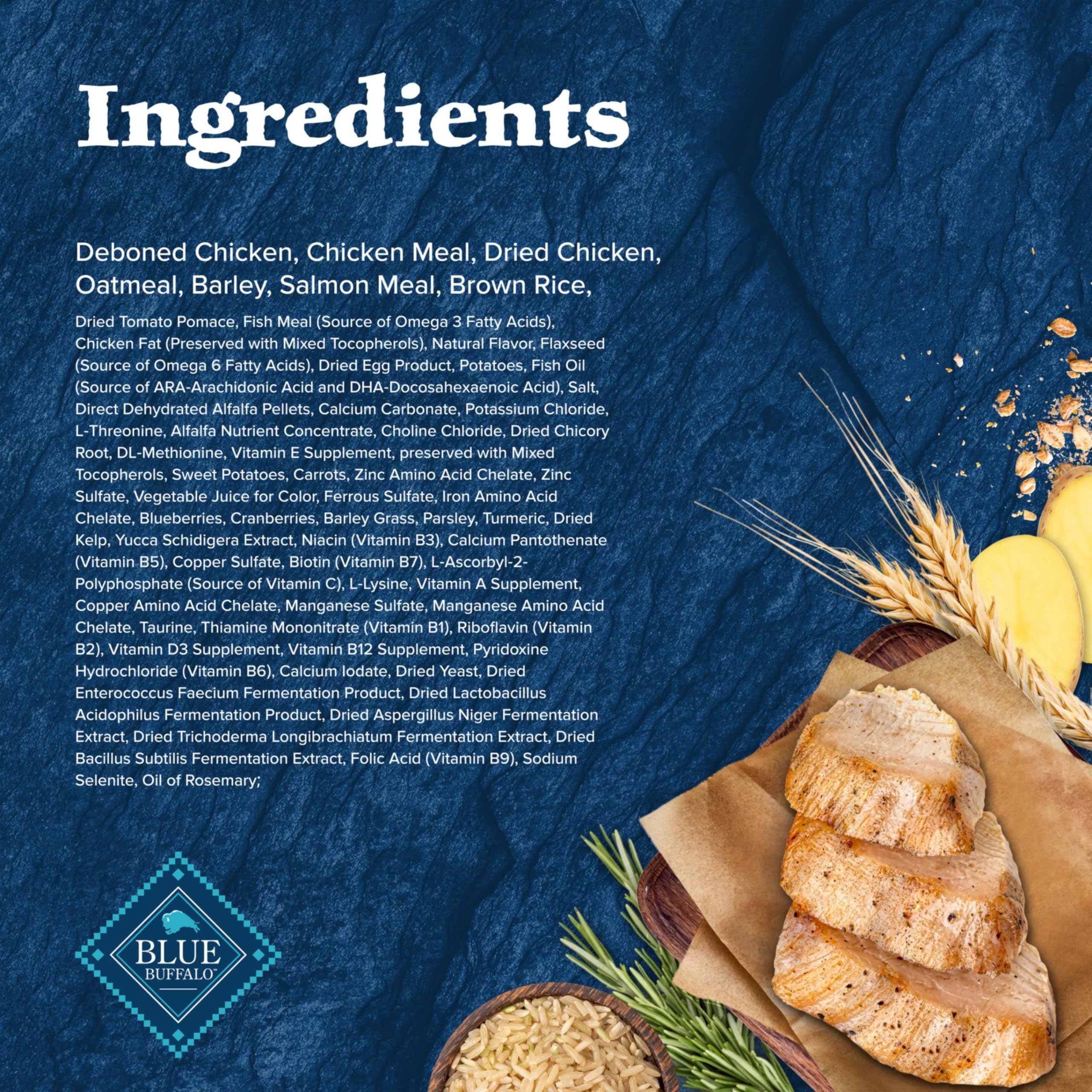 Blue Buffalo Wilderness Puppy No Corn-Wheat-Soy image demonstrates clean ingredient choice