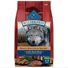 Blue Buffalo Wilderness Rocky Mountain beef first ingredient supports lean muscle