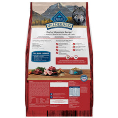 Blue Buffalo Wilderness Rocky Mountain venison and lamb flavor supports tasty protein