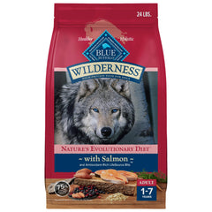 Blue Buffalo Wilderness Salmon Recipe real salmon first ingredient supports lean muscles