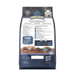 Closeup of kibble texture in Blue Buffalo Wilderness Senior formula for seniors