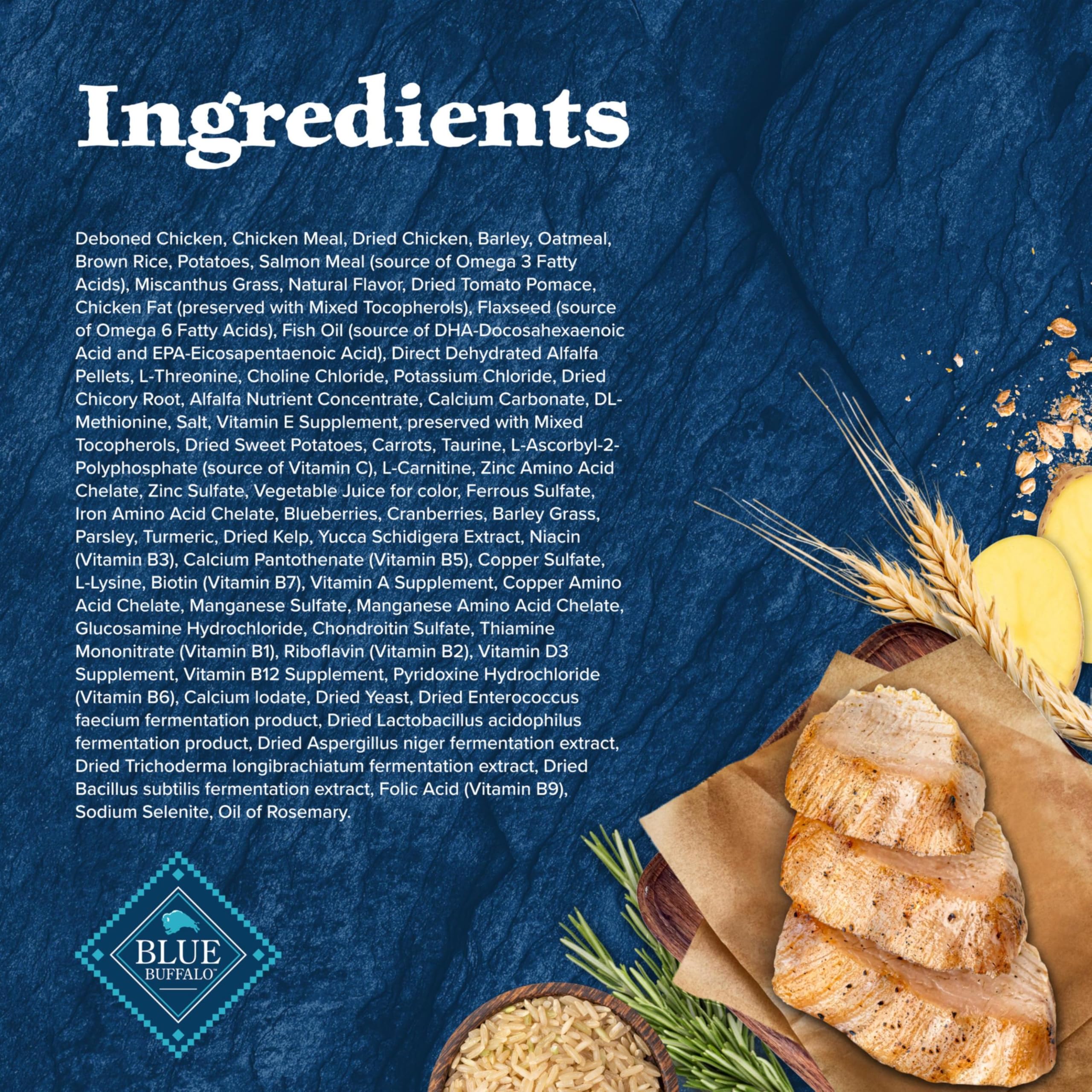 No chicken by-product meals and no corn, wheat, or soy in this senior dog food.