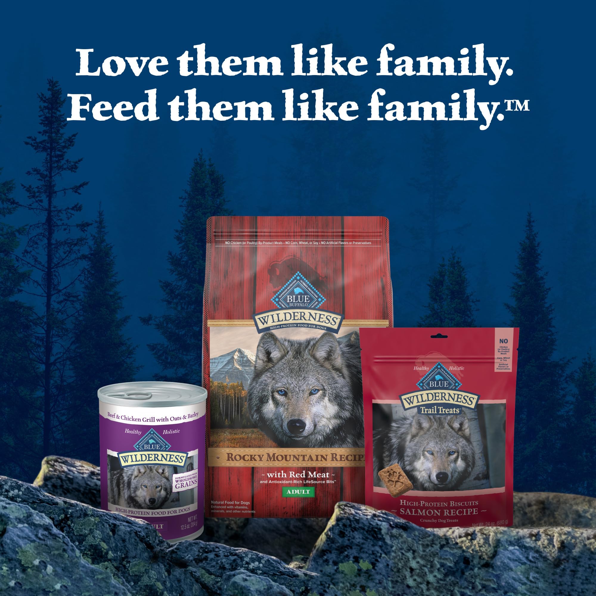 Blue Buffalo Wilderness serving dog meal in bowl demonstrates convenient portion control