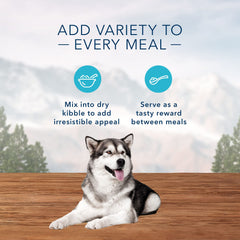 Blue Buffalo Wilderness Trail Toppers chicken pouch offers wholesome protein with gravy