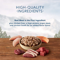 Blue Buffalo Wilderness Trail Toppers salmon pouch provides protein-rich meal boost