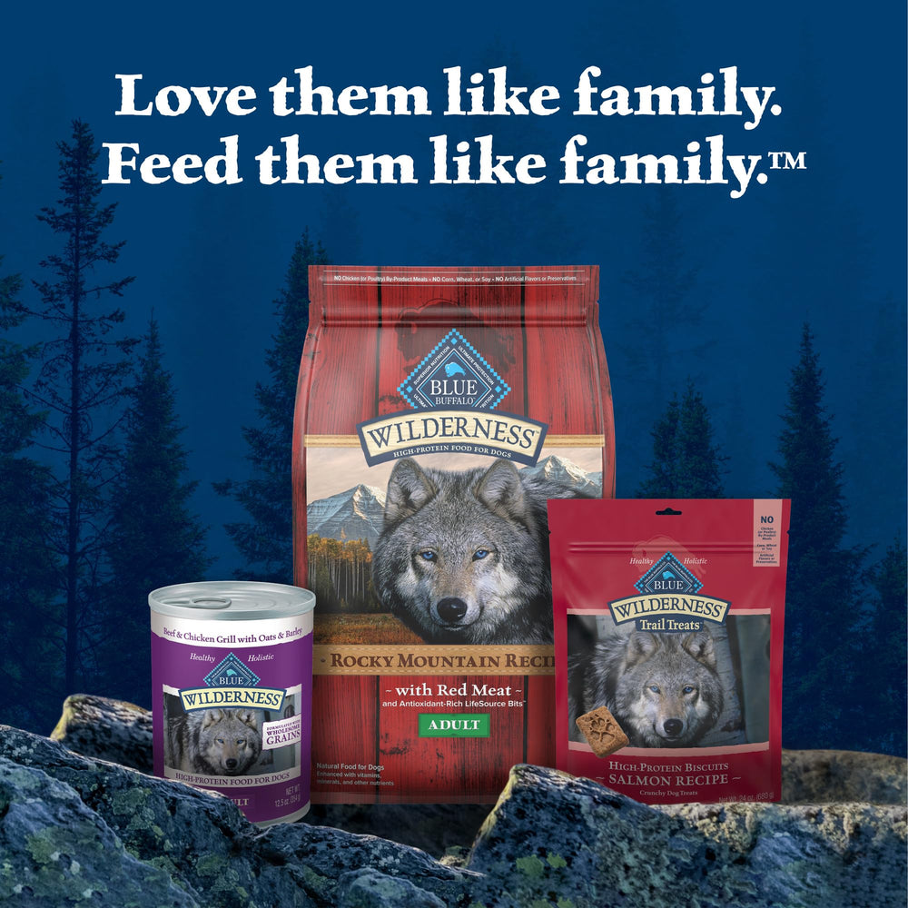 Blue Buffalo Wilderness Trail Toppers packaged label focus conveys natural ingredients