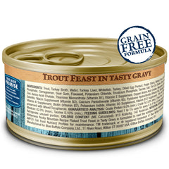 Close-up of trout as the first ingredient in Blue Buffalo Wilderness Trout formula