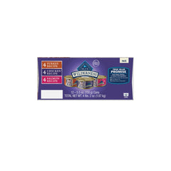 Blue Buffalo Wilderness twelve-count variety pack image highlights convenient meals.