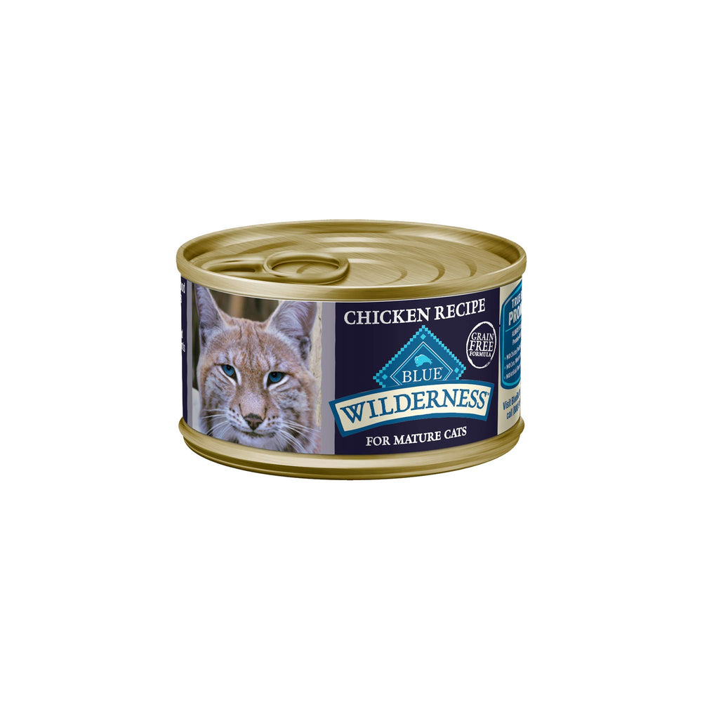 Blue Buffalo Wilderness pâté with real chicken first ingredient for active adult cats