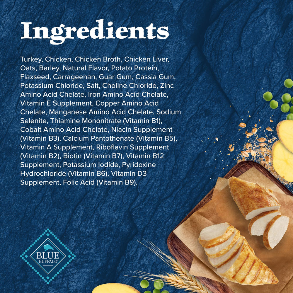 Blue Buffalo Wilderness recipe avoids corn, wheat, and soy for simplicity and digestibility.