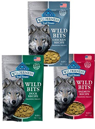 Blue Buffalo Wilderness Wild Bits multi-flavor dog treats for training and rewards