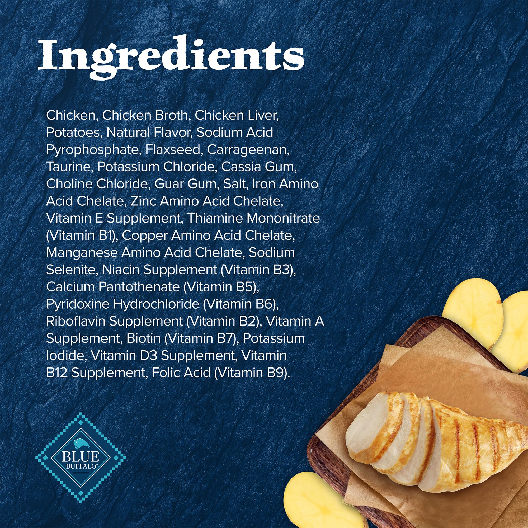 Blue Buffalo Wilderness Meaty Morsels natural ingredients packaging