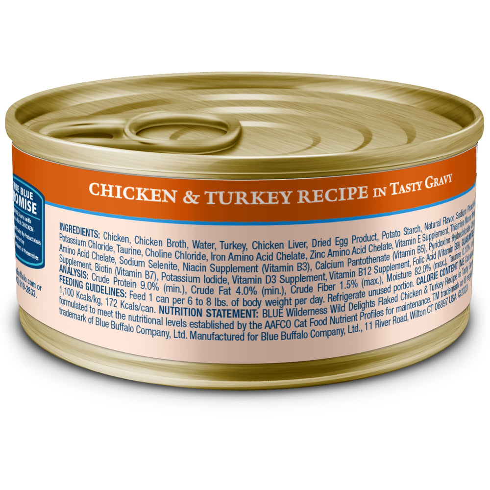 Blue Buffalo Wilderness Wild Delights real chicken-first formula highlight