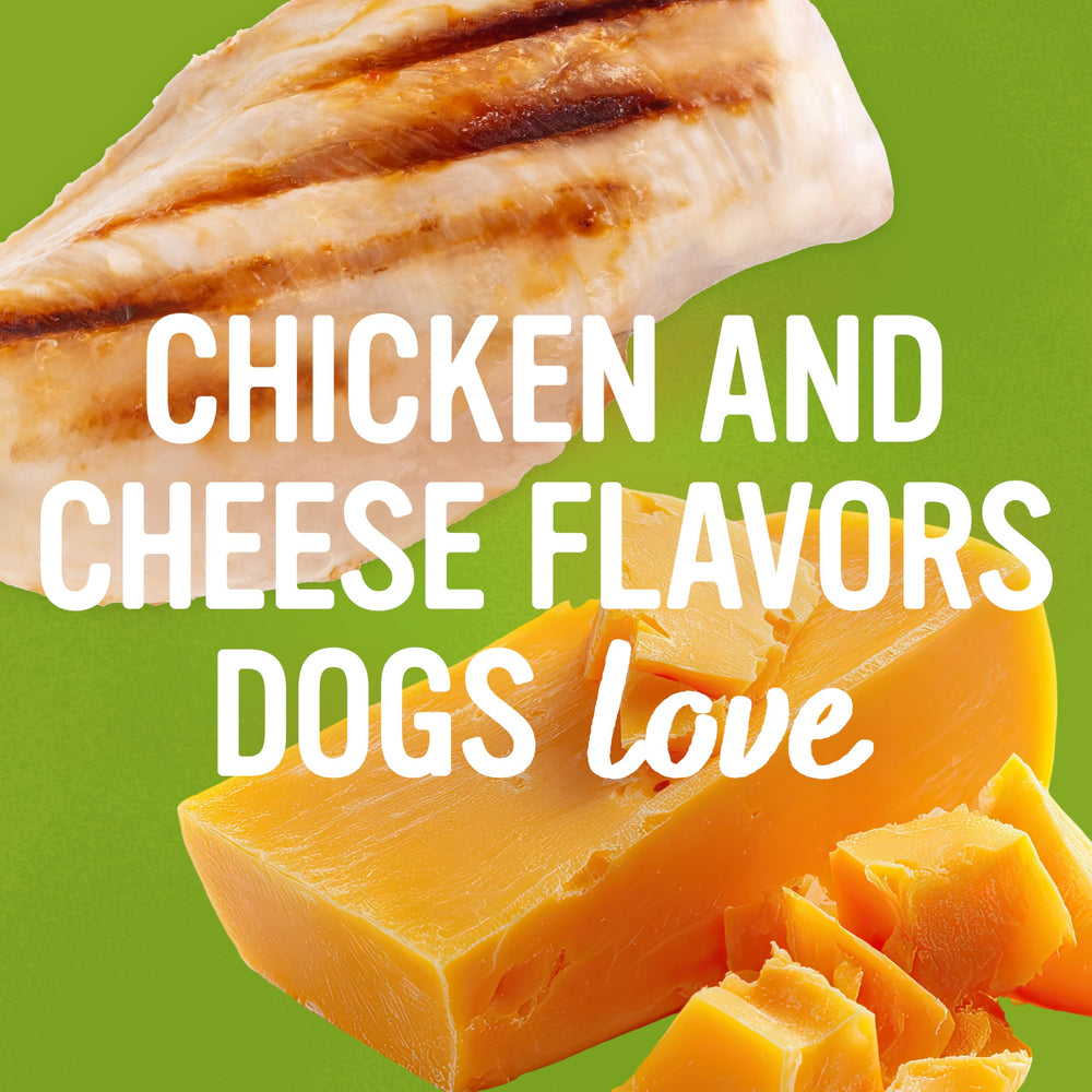 Blue Dog Bakery chicken cheese flavor bite-sized rewards for training.