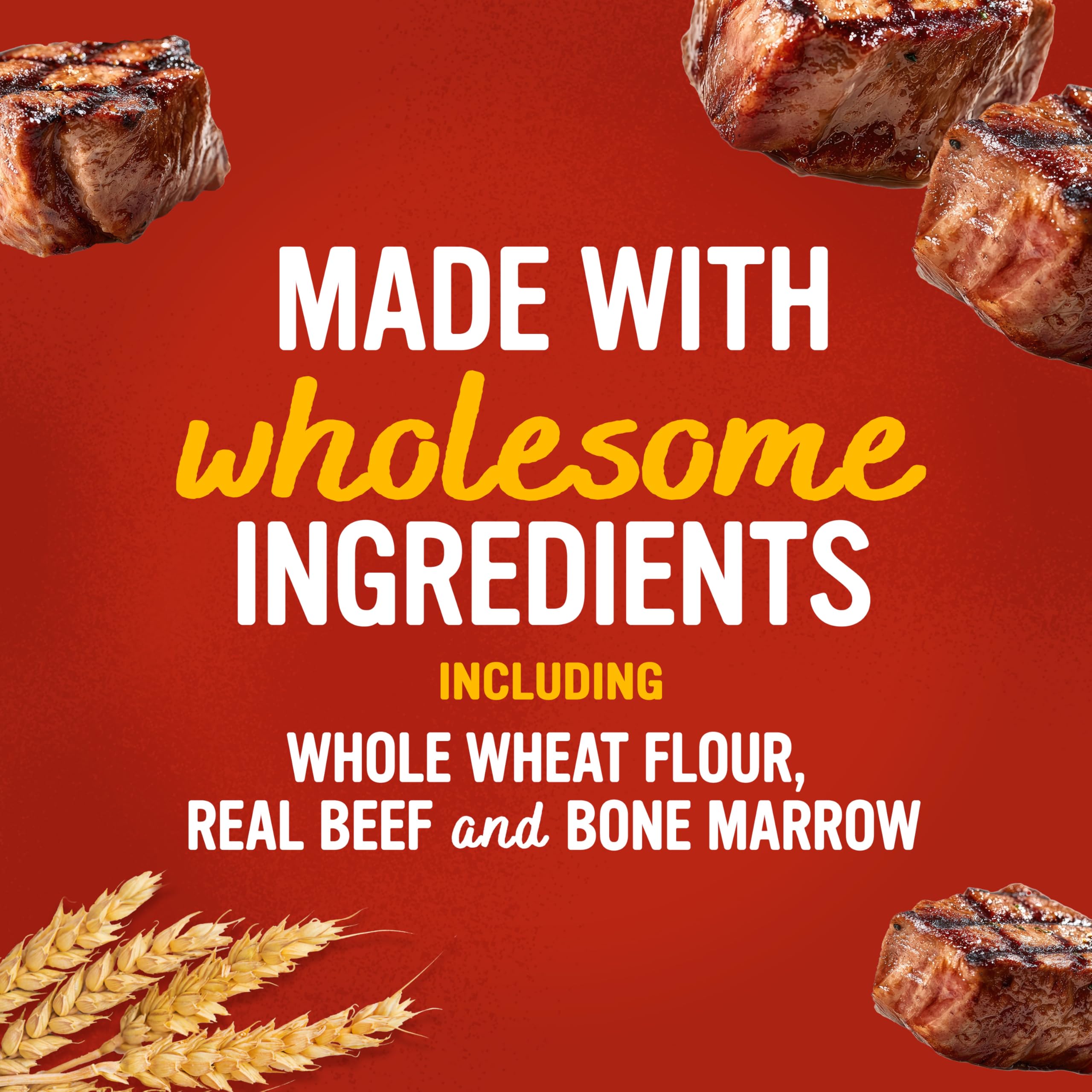 Blue Dog Bakery MarrowBakes oven-baked outer layer offers satisfying texture for dogs.
