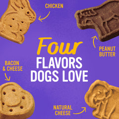 Blue Dog Bakery More Crunch no artificial ingredients treats with natural ingredients.