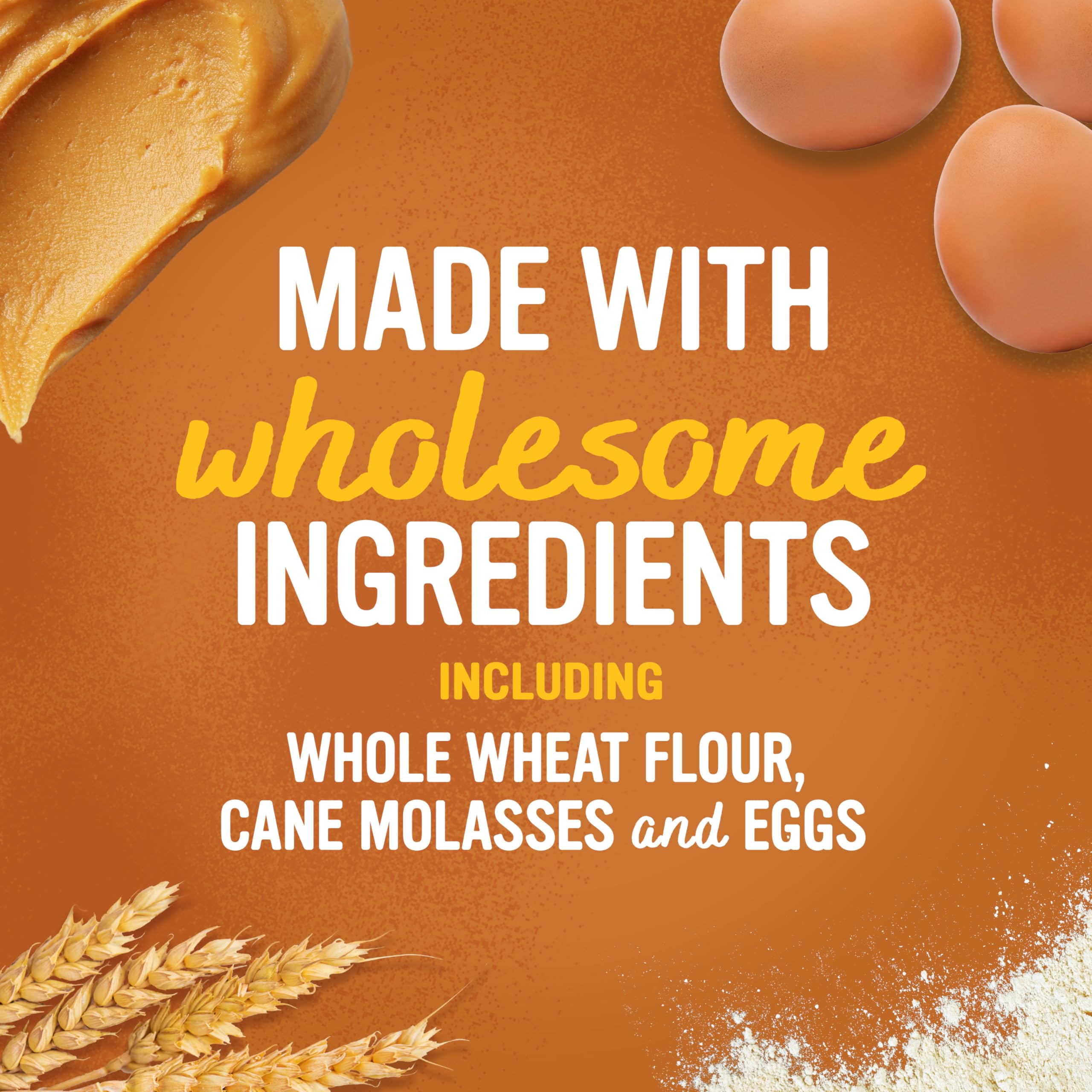 Blue Dog Bakery Natural-ingredients image showing whole wheat and eggs