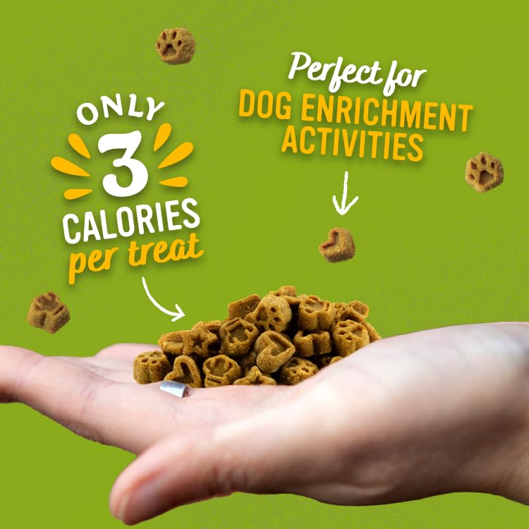 Blue Dog Bakery resealable bag showing eight treats for on-the-go rewards.