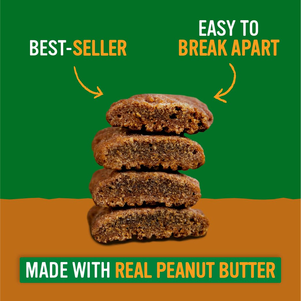 Blue Dog Bakery Softies close-up with peanut butter aroma, inviting and flavorful.