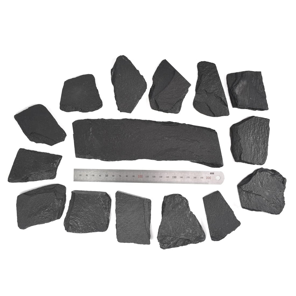BLUE HANDCART 3 lb slate stone pack for decorative ground cover and caves