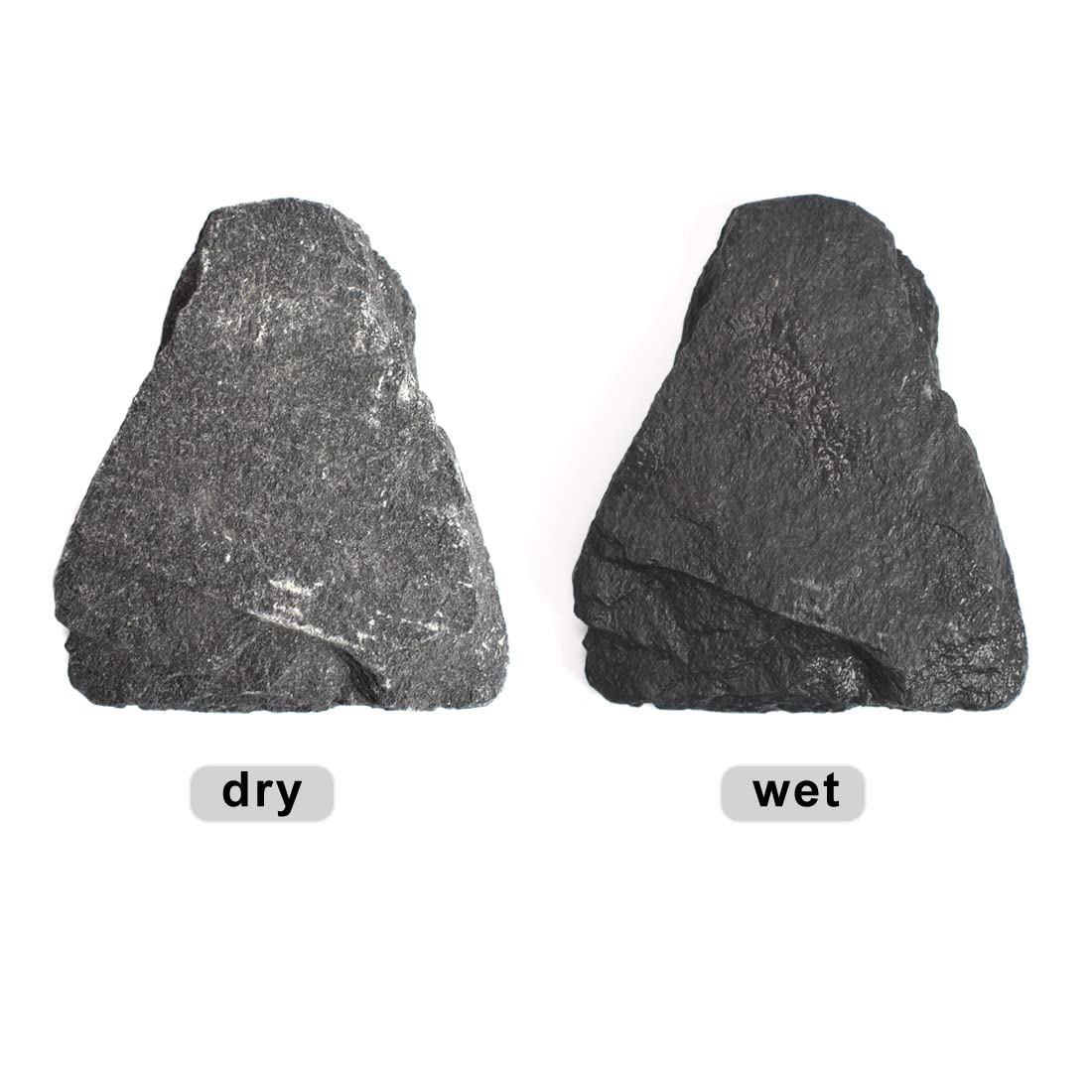 BLUE HANDCART slate rocks for aquarium decor, creating natural-looking habitats