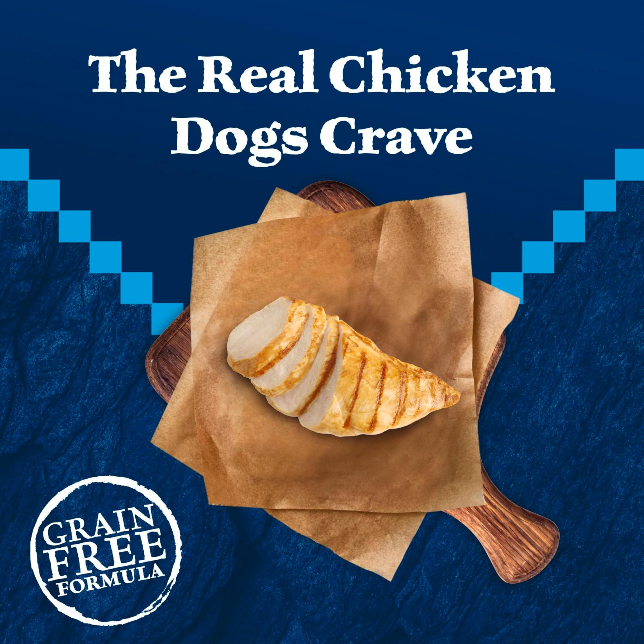 Blue Wilderness no by-product meals and no artificial flavors offer cleaner ingredients.